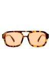 Aire Aquarius Gradient Aviator Sunglasses In Brown