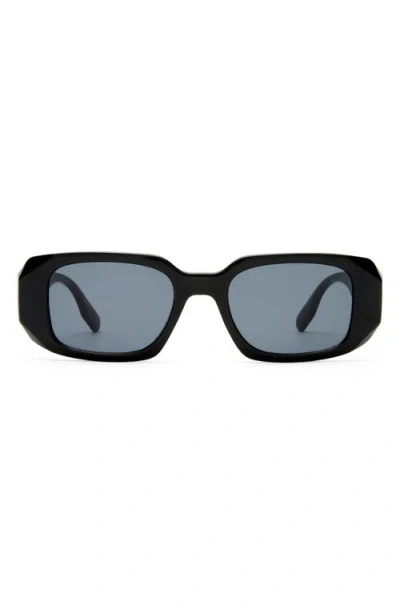 Aire Ascendant 49mm Rectangular Sunglasses In Blue