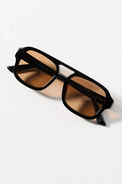 Aire Aviator Aquarius Sunglasses In Black