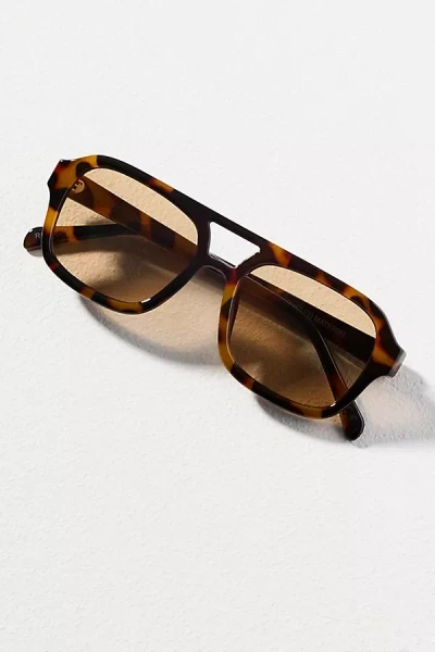 Aire Aviator Aquarius Sunglasses In Brown