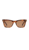 Aire Bellatrix Sunglasses In Dark Tort & Brown Mono Polarized