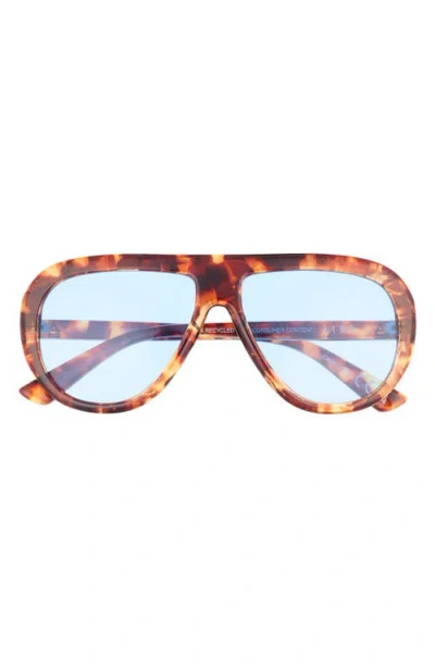 Aire Cadent 54mm Aviator Sunglasses In Brown