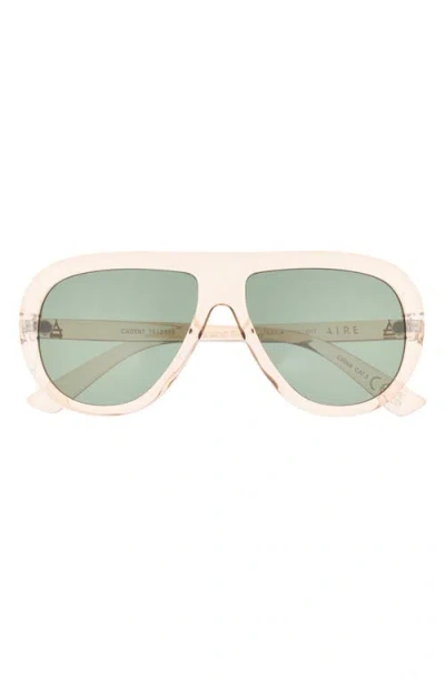 Aire Cadent 54mm Aviator Sunglasses In Neutral
