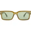 Aire Castor 51mm D-frame Sunglasses In Green