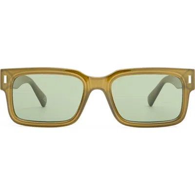 Aire Castor 51mm D-frame Sunglasses In Green