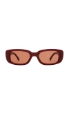 Aire Ceres Sunglasses In Burgundy