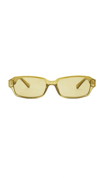 Aire Crater Sunglasses In 卡基色 & 金色