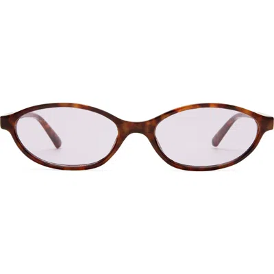 Aire Earthshine 54mm Oval Sunglasses In Brown