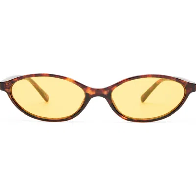 Aire Earthshine 54mm Oval Sunglasses In Gold