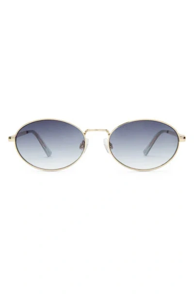 Aire Ephermeris 56mm Oval Sunglasses In Blue