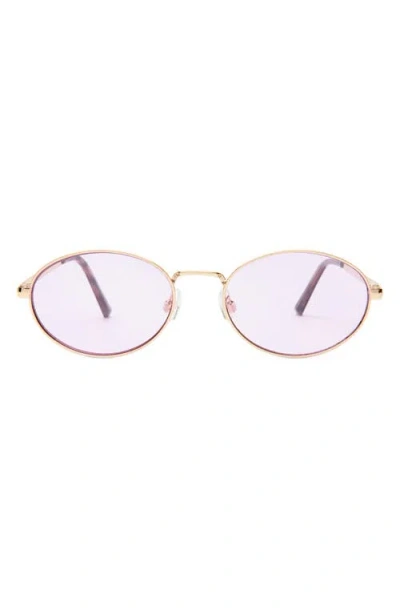 Aire Ephermeris 56mm Oval Sunglasses In Pink