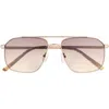 Aire Equator 55mm Aviator Sunglasses In Gray