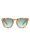Aire Evolution 51mm Gradient Round Sunglasses In Blue