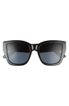 Aire Haedus 53mm Gradient Square Sunglasses In Black