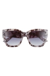 Aire Haedus 53mm Gradient Square Sunglasses In Brown