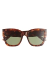 Aire Haedus 53mm Gradient Square Sunglasses In Green
