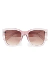 Aire Haedus 53mm Gradient Square Sunglasses In Pink