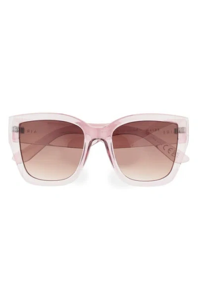 Aire Haedus 53mm Gradient Square Sunglasses In Pink