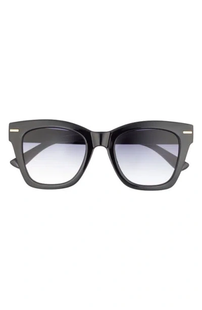 Aire Intergalactic 50mm Square Sunglasses In Black