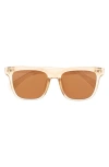 Aire Luna 54mm Square Sunglasses In Brown