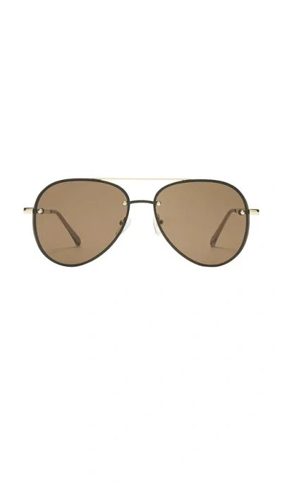 Aire Mirzam Sunglasses In Gold & Brown Mono