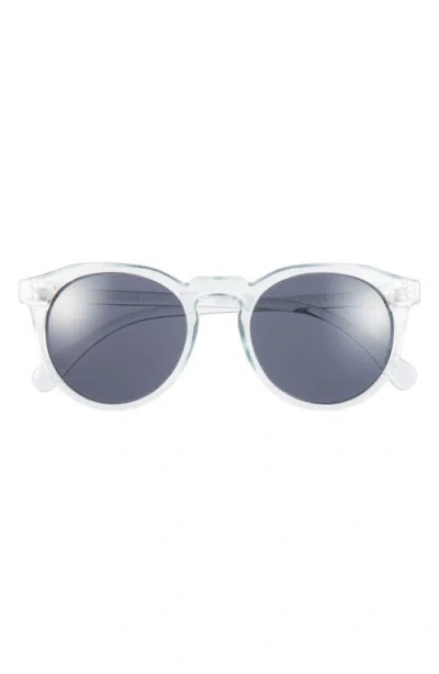 Aire Nucleus V2 53mm Round Sunglasses In Ice Blue/smoke Mono