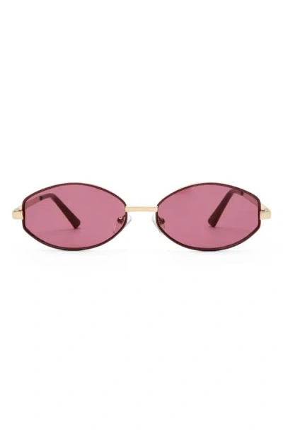 Aire Objective 53mm Oval Sunglasses In Pink