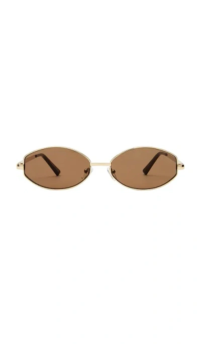 Aire Objective Sunglasses In Gold