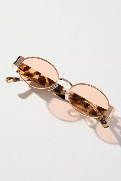 Aire Oval Metal Sunglasses