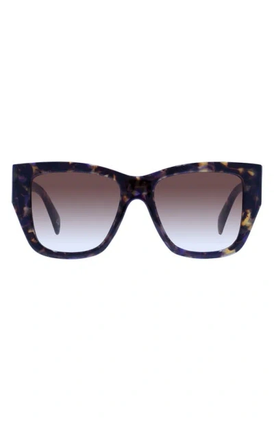 Aire Pallas 52mm Cat Eye Sunglasses In Navy Galaxy Tort