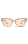 Aire Persei 51mm Cat Eye Sunglasses In Pink