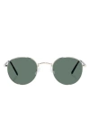 Aire Rising 50mm Polarized Oval Sunglasses In Green