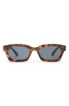 Aire Sculptor 50mm Rectangular Sunglasses In Blue