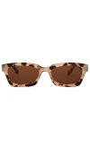 Aire Sculptor Sunglasses In Cookie Tort & Brown Mono