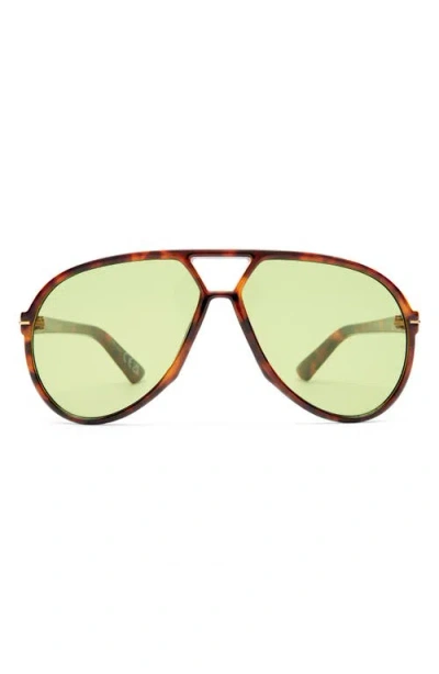 Aire Skyveil Aviator Sunglasses In Green