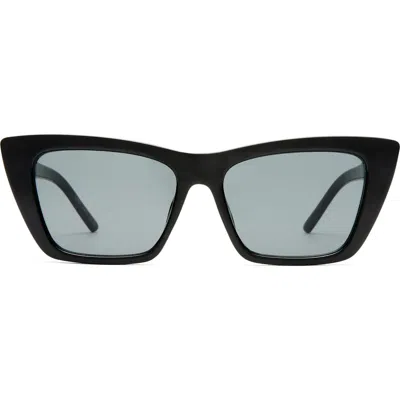 Aire Solstice 53mm Cat Eye Sunglasses In Brown