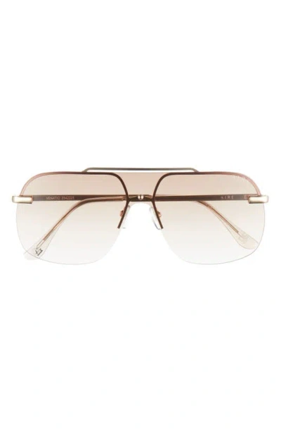 Aire Venatici 137mm Aviator Sunglasses In Gold