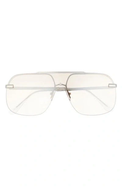 Aire Venatici 137mm Aviator Sunglasses In Silver