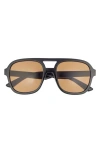 Aire Whirlpool 53mm Aviator Sunglasses In Gold