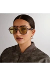 Aire Whirlpool 53mm Aviator Sunglasses In Charcoal Tort/sage Tint