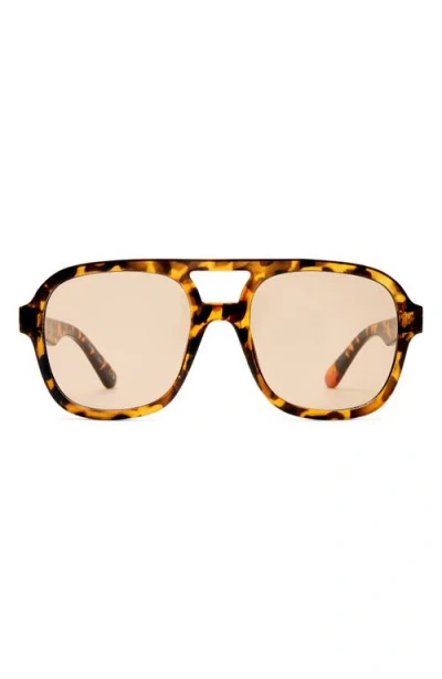 Aire Whirlpool 53mm Aviator Sunglasses In Green