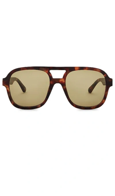 Aire Whirlpool 53mm Aviator Sunglasses In Brown