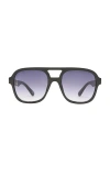 Aire Whirlpool Sunglasses In Black & Smoke Gradient