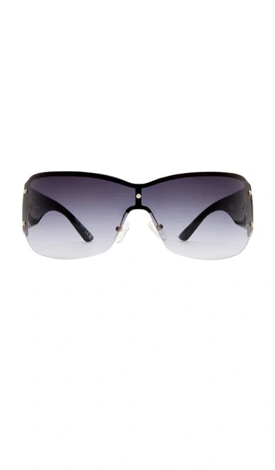Aire X Von Dutch Tabloid Sunglasses In Gold & Black