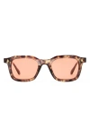 Aire Zodiac 48mm Small Square Sunglasses In Brown