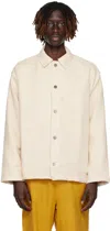 Airei Beige Gauze Work Jacket In Natural