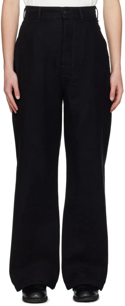Airei Black Layered Jeans