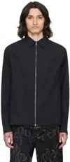 Airei Black Zip Jacet In Black