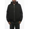 Airei Cotton Padded Jacket With Hood And Knit Edge