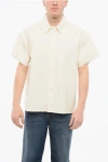Airei Short Sleeved Shirt With Raw Cut Edge